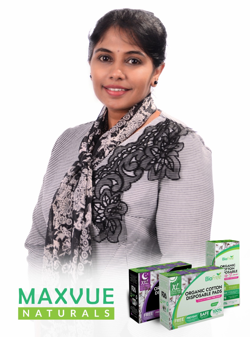 Maxvue Naturals Sdn bhd has bagged Asia's Most Promising Organic Sanitary Pad Brand